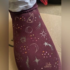 New Ugg Wild Grape Classic Zodiac Short Suede Boot - Womens size 6